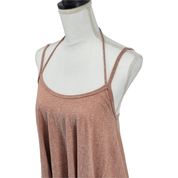 Pink Free People We The Free Tank with razorback strap size m - Picture 10 of 10